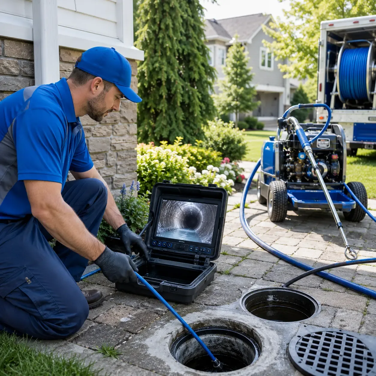Outdoor drain cleaning professionals serving South Royalton, VT
